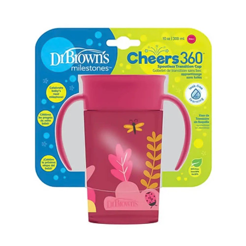 لیوان 360 درجه دسته دار دکتر براون Dr Browns حجم 300 میلی لیتر